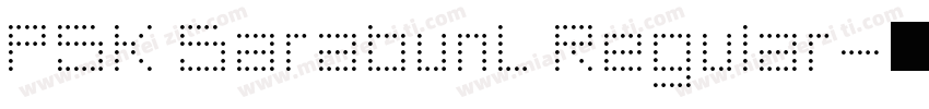 PSK SarabunL Regular字体转换